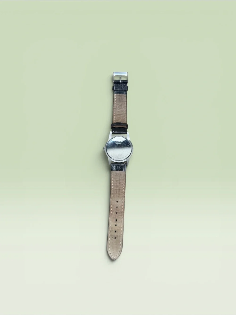 Coach Carlyle Croc Embossed Watch
